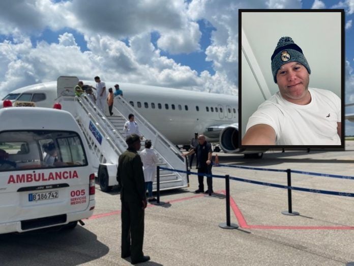 Sergio Pérez, deportado en el quinto vuelo que salió de Miami a La Habana